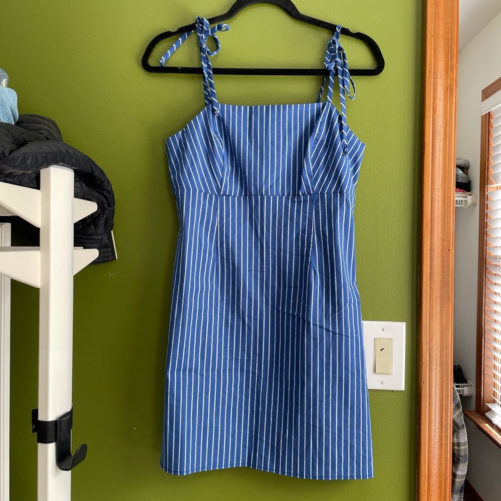 Blue striped PACSUN dress